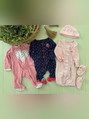 Baby Girl Sleepwear Bundle